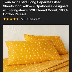 Twin/Twin XL Fitted, Flat, and Pillowcase Set